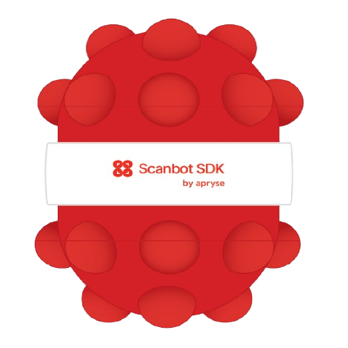Scanbot SDK Spinner Ball - Red