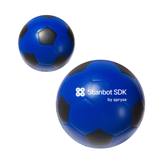 Scanbot Blue Soccer Ball Stress Relieve