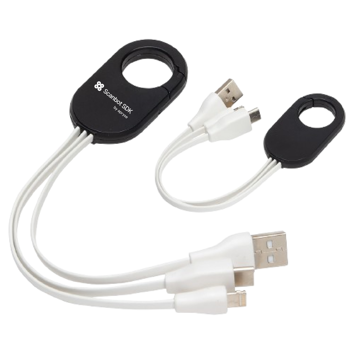 ScanbotTriad 3-in-1 Cable with Carabiner clip