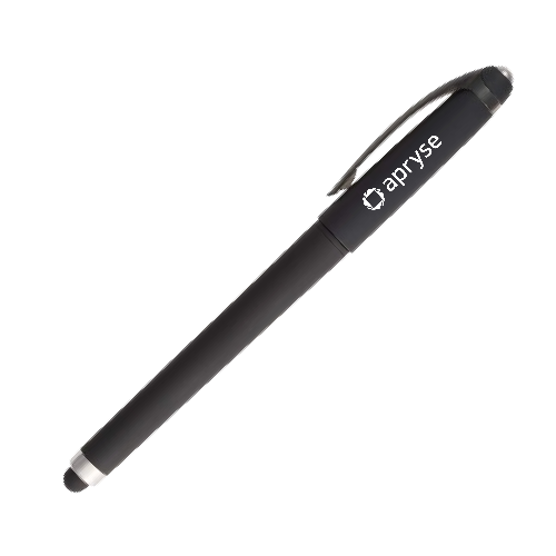 Apryse Black Barrel Pen