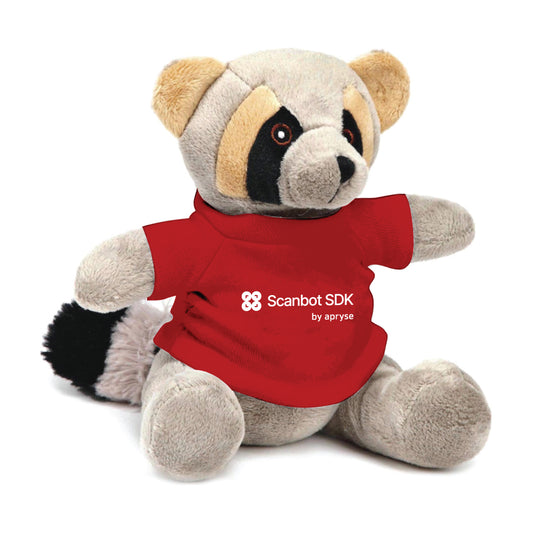 SB-Red 7 inch Raccoon Stuffed-Animal